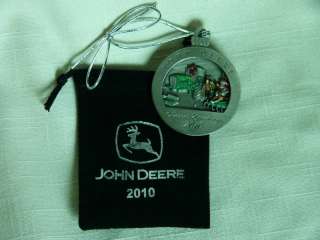 John Deere 2010 Pewter Medallion JD 8410T Tractor #15  