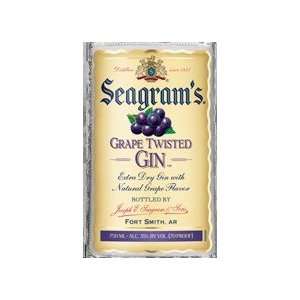 Seagram Gin Grape Twisted 750ML Grocery & Gourmet Food