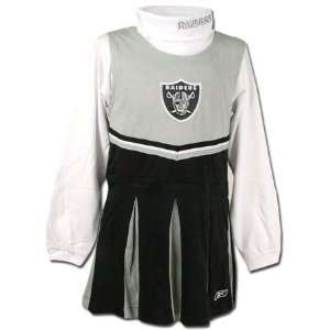  Oakland Raiders Girls 4 6X Cheerleader Uniform