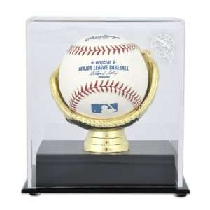 Gold Glove MLB Single Baseball Marlins Logo Display Case 