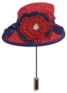 Harriet Rosebud Hats Lapel Pin Celebrated Woman #3354  