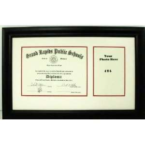  Graduation Diploma Creme & Red Certificate Photo Frame 