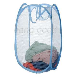   Storage Laundry Hamper Clothes Net Case Aid Mesh Basket Holder  