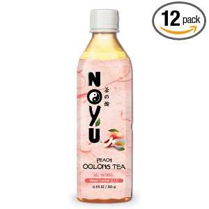 Noyu Teas Peach Oolong Tea, 16.9 Ounce Grocery & Gourmet Food