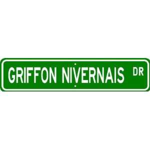  Griffon Nivernais STREET SIGN ~ High Quality Aluminum 