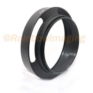 Metal 49mm Vented Curved Hood for Leica Leitz Lenses  