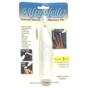  Nifty Nails Battery Manicure File Beauty