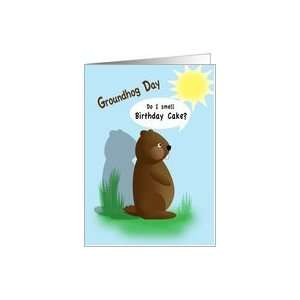  Cute Groundhog Day Birthday card Card Health & Personal 