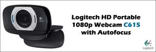 Logitech C615 HD Portable 1080p Webcam Autofocus PC & Mac  