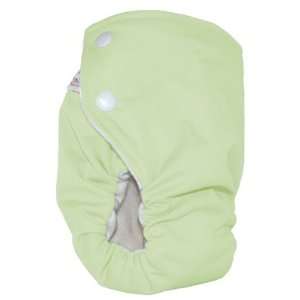 Bottombumpers Certified Organic Snap All in One Diapers   Honeydew