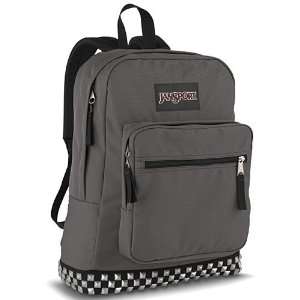  Jansport Carbon Grey Axle Large Full Size Backpack 