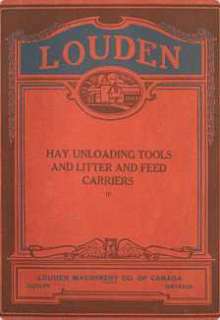 Louden Farm Machinery Catalogs 74 Louden Barn Plans DVD  