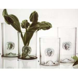  Juliska Glassware Victor B. Small Tumbler Vase 4 InchH 