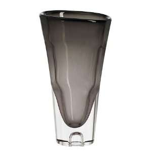 Kosta Boda Sound Smoke Grey Glass Vase