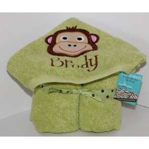  Little Boys Monkey Hooded Towel Baby