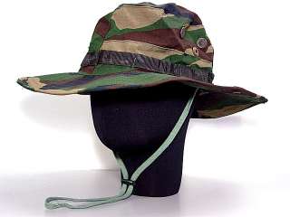 SWAT US Marine Camo Woodland MILSPEC Boonie Hat Cap  
