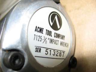 Pneumatic 3/8 Impact Wrench ACME 7125  
