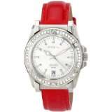 Breil Milano TW0798 Manta Crystal Bezel Date Patent Leather Watch