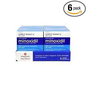 Extra Strength Minoxidil, Topical Solution USP, 5%, 6 month supply 