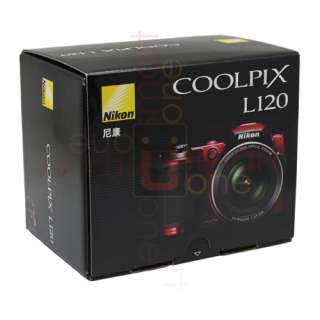 Nikon COOLPIX L120 Red +Wty Express  