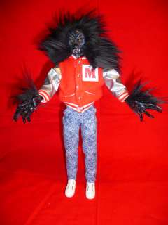 OOAK 12 MICHAEL JACKSON AS A WEREWOLF FROM THRILLER VIDEO CUSTOM MADE 