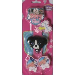   in My Pocket Black & White Puppy Plush Slap Bracelet Toys & Games
