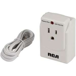 RCA Rca Pswt1t 1 outlet Surge Protector Wall Tap (with 