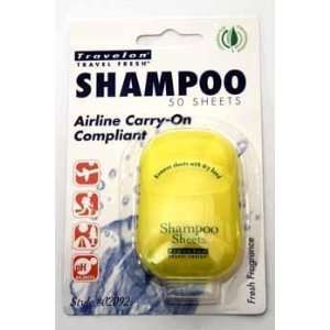  Travelon Travel Fresh   Shampoo Sheets Case Pack 12 