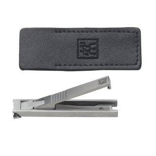 Pour Homme Ulta Slim Nail Clipper in Black Leather Pouch