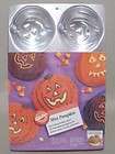 Wilton Mini Pumpkin Jack O Lantern Halloween Cake Pan Mold Tray 