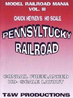 HO Scale Conrail Model Railroad Pennsyltucky Layout DVD  