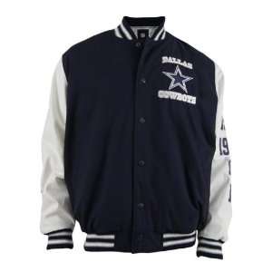  Dallas Cowboys Canvas Varsity Jacket