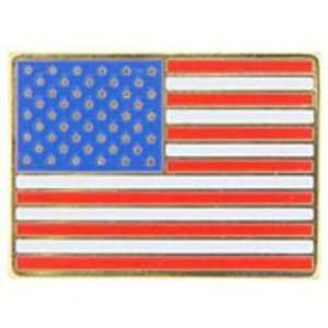  American Flag Flat Rectangle Pin 1 Arts, Crafts & Sewing