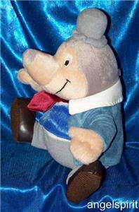 Disney beanbag WIND in the WILLOWS MR MOLE plush doll  