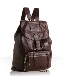 Gucci brown leather Rucksack backpack  