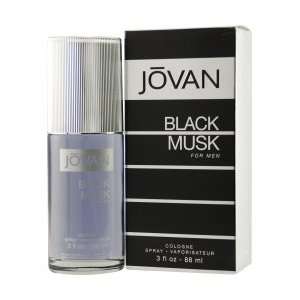  JOVAN BLACK MUSK by Jovan COLOGNE SPRAY 3 OZ   177287 