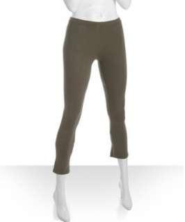 Splendid olive cotton modal jersey cropped leggings   up to 70 