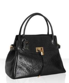 Marc Jacobs black pebbled leather Camille satchel   up to 70 