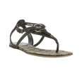 gucci brown leather icon bit thong sandals