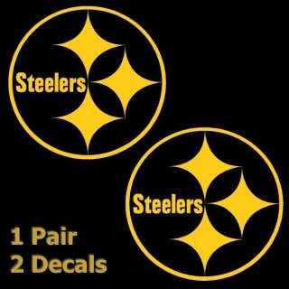 Gold Pittsburgh Steelers Logo 3 Decal Window Sticker  