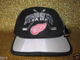 Detroit Red Wings 1998 Stanley Cup Locker Room Cap HAT  