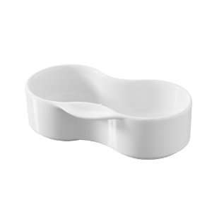  Revol Porcelain Cook and Play 3.5oz Duopot White (Set of 
