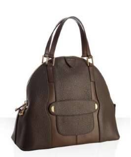 Marc Jacobs slate pebbled leather The Bowery satchel   up to 