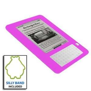  Pink Premium Silicone Skin Soft Cover Case for  Kindle 