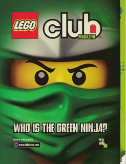   Magazine January to February 2012 issue   NINJAGO GREEN NINJA  