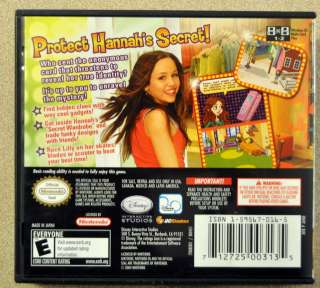 Nintendo DS Game I Spy Fun House & Hannah Montana LOT  