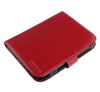 Cover Up Nook Simple Touch Reader Red Leather Case  