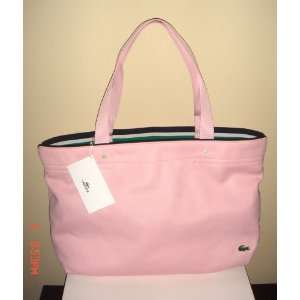  BNWT AUTHENTIC LACOSTE PINK MEDIUM SHOPPING BAG 