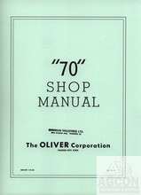 the oliver 70 row crop orchard standard service shop reprint