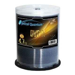 Optical Quantum 4.7 GB 16x LightScribe Gold Recordable Discs DVD R 
